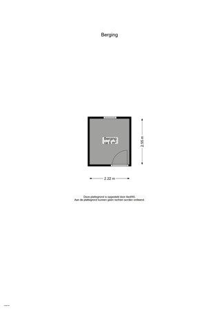 Floorplan - Hyacinthstraat 43, 9713 XA Groningen